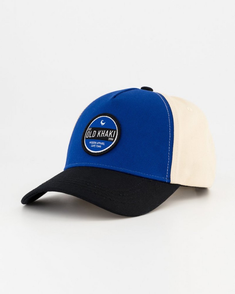 Men’s Ruki Badge Detail Colour-Block Peak Cap