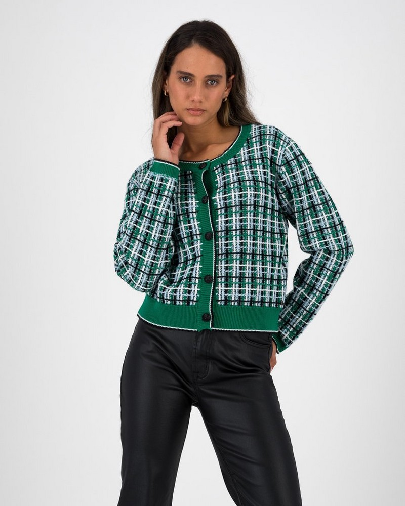 Women’s Anna Check Cardigan