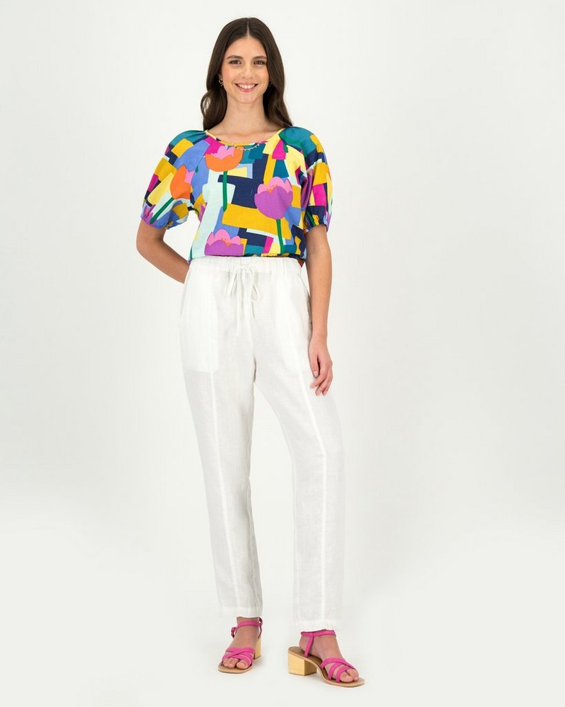 Women’s Eden Tapered Linen Pants