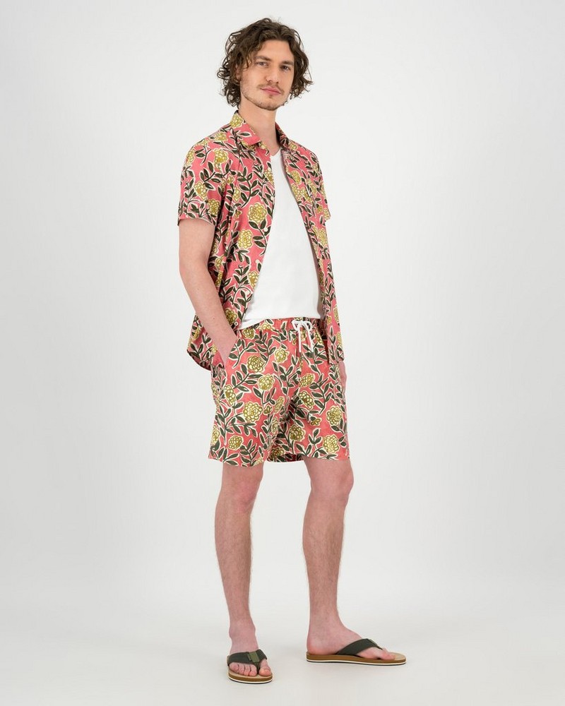 Men's Luther Slim Fit Floral Shirt