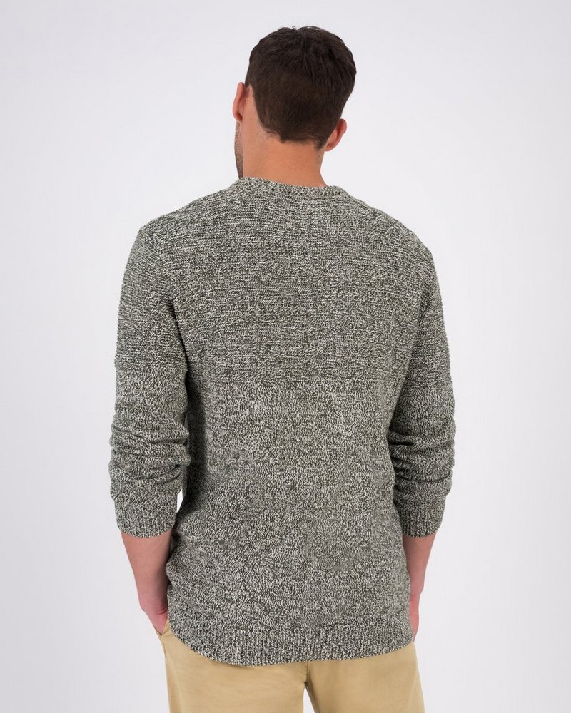 Men’s Crayson Textured Crew Neck Knit