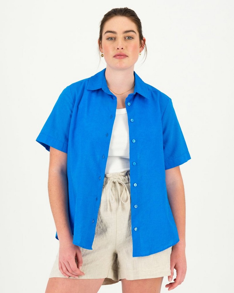 Women’s Alba Linen Blend Shirt