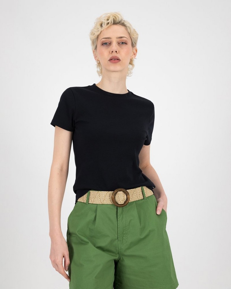 Women’s Gigi Ribbed Baby Tee