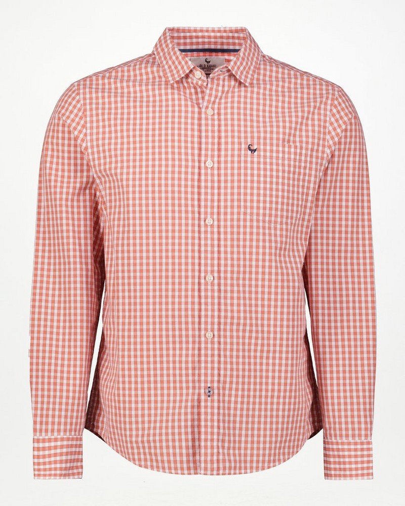 Men’s Charl Gingham Slim Fit Shirt