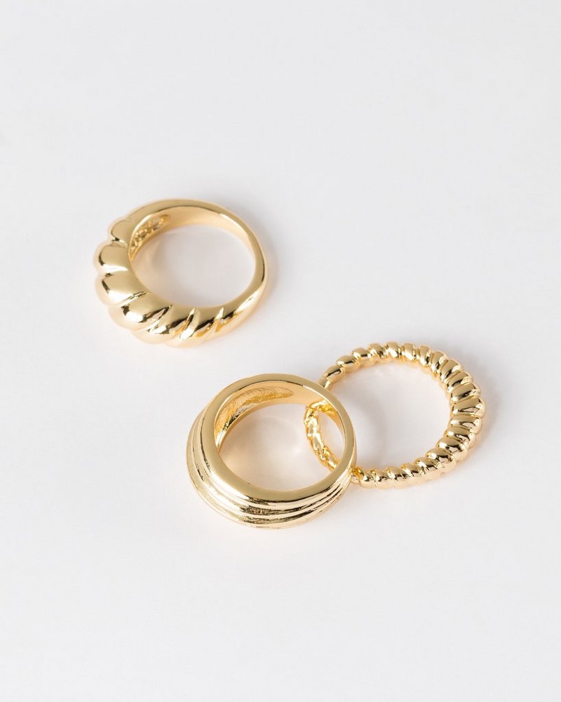 Women’s Twisted Rings 3-Pack