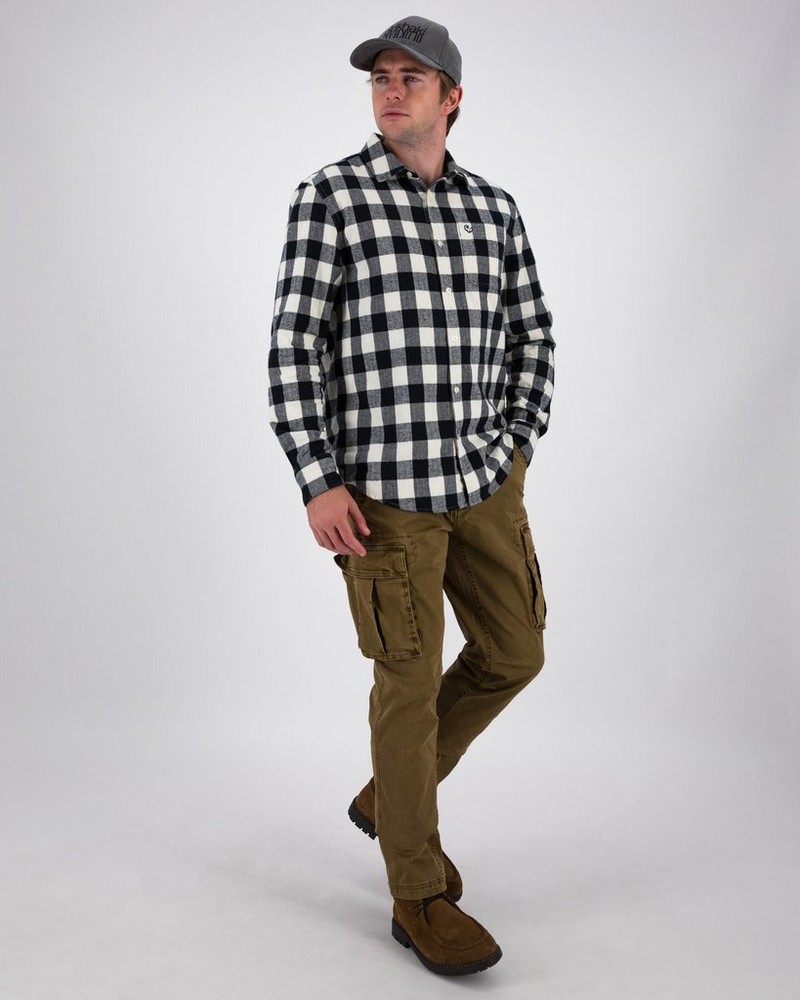 Men’s AJ Buffalo Check Regular Fit Shirt