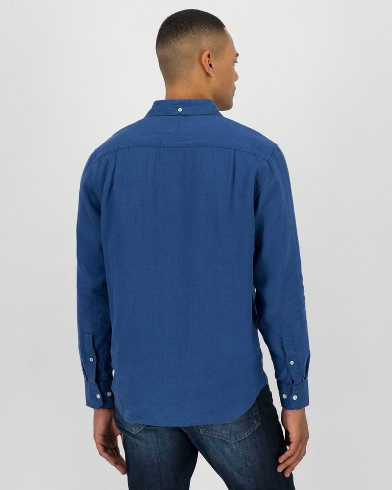 Men's Jesse Regular Fit Linen Shirt
