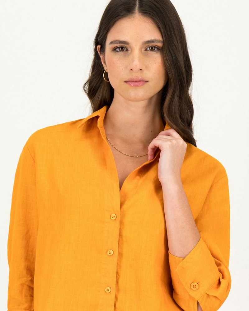 Women’s Maya Linen Shirt