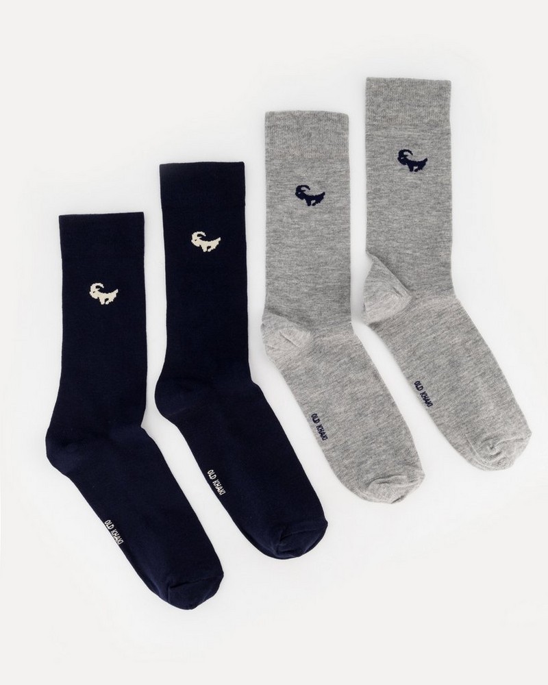 Men's 2-Pack Finn Branded Socks