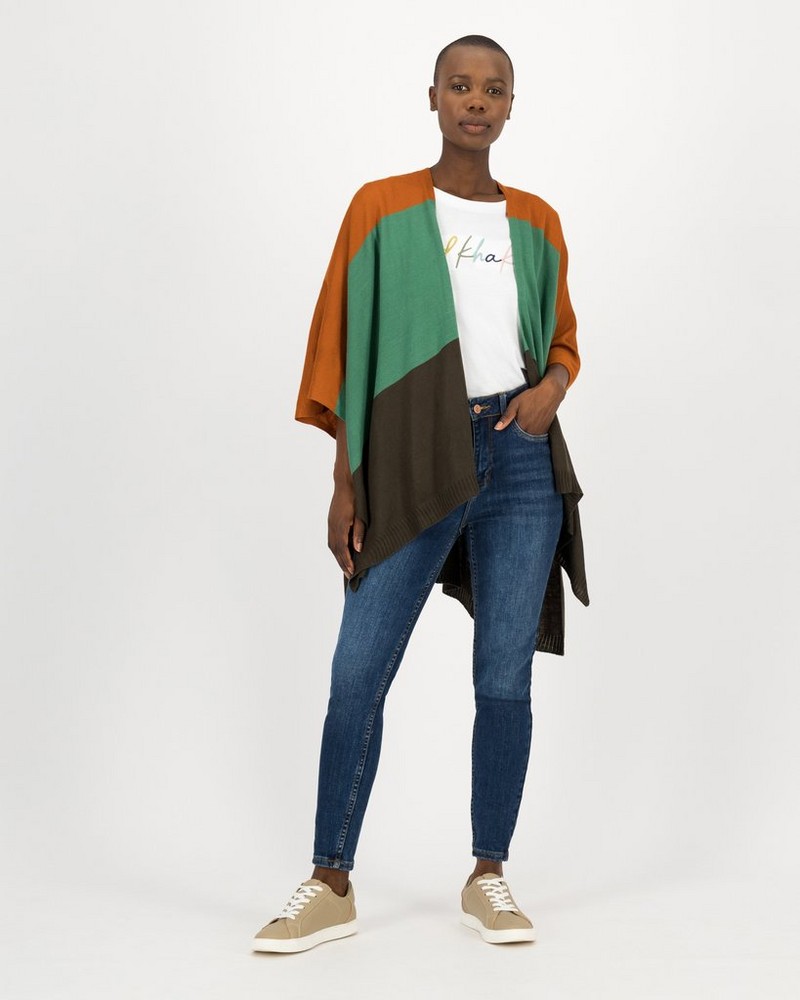 Kaylee Bold Stripe Kimono