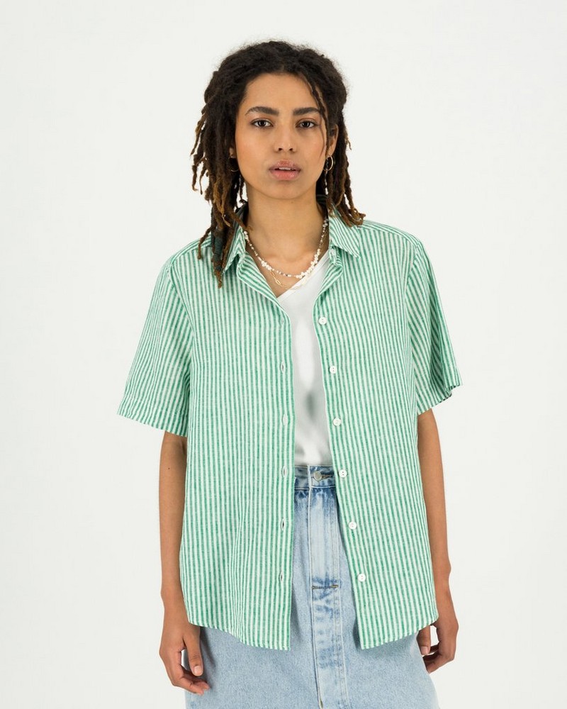 Women’s Alba Linen Stripe Shirt