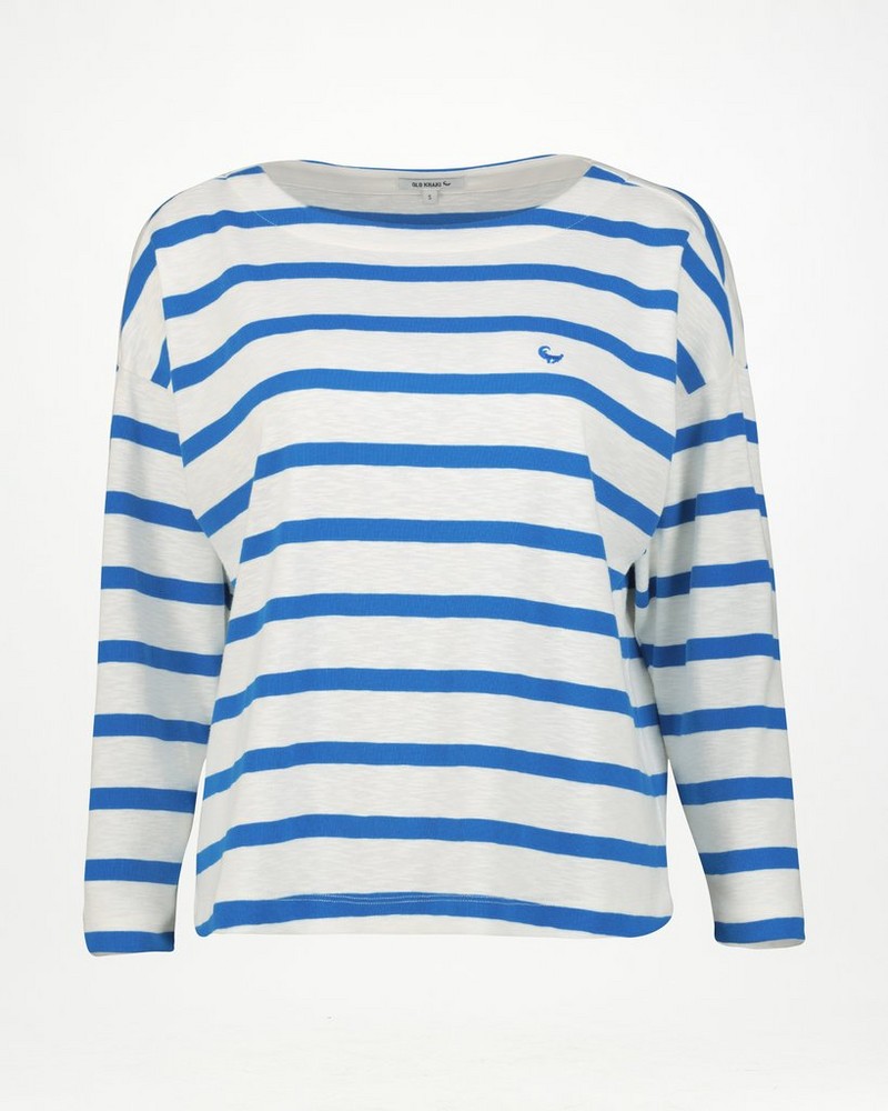 Women’s Zama Long Sleeve Stripe Knit Top
