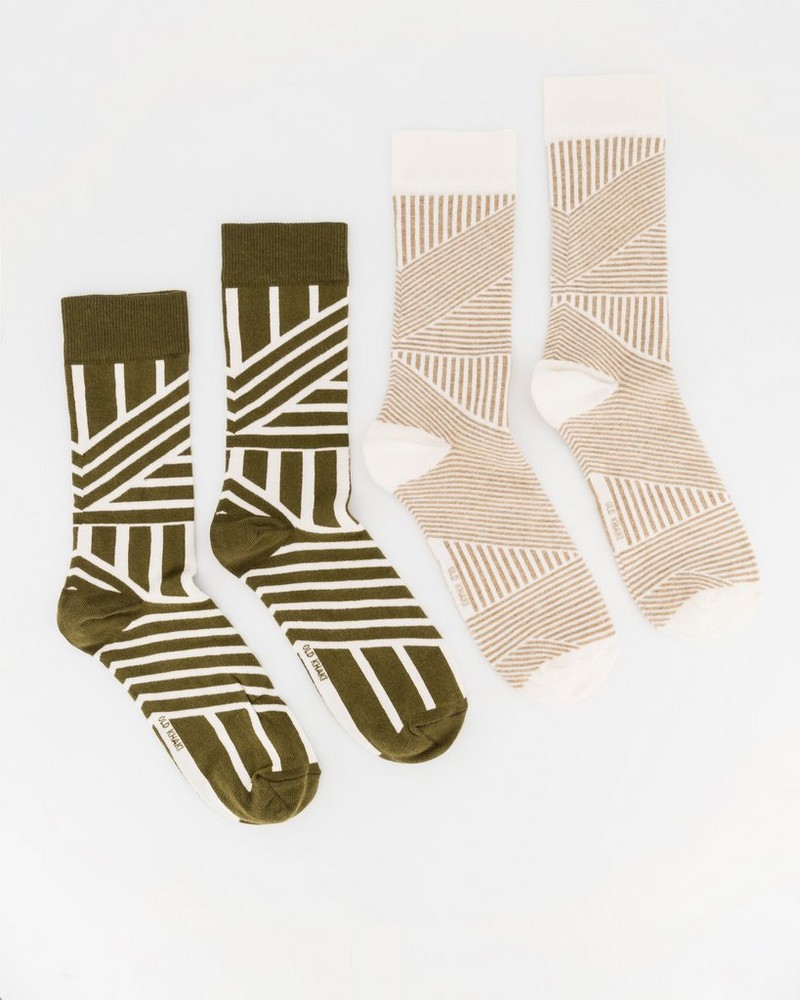 Men’s Victor Abstract Stripe Socks 2-Pack