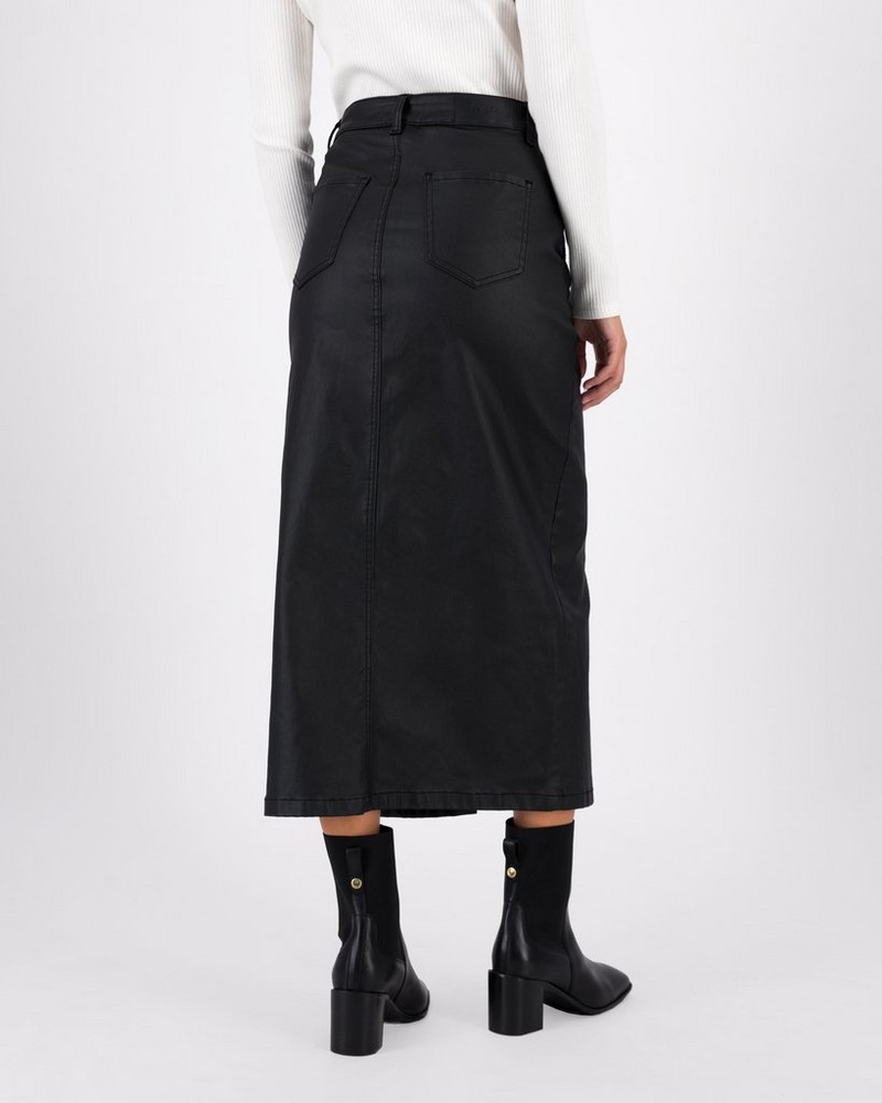 Women’s Demi Coated Denim Skirt