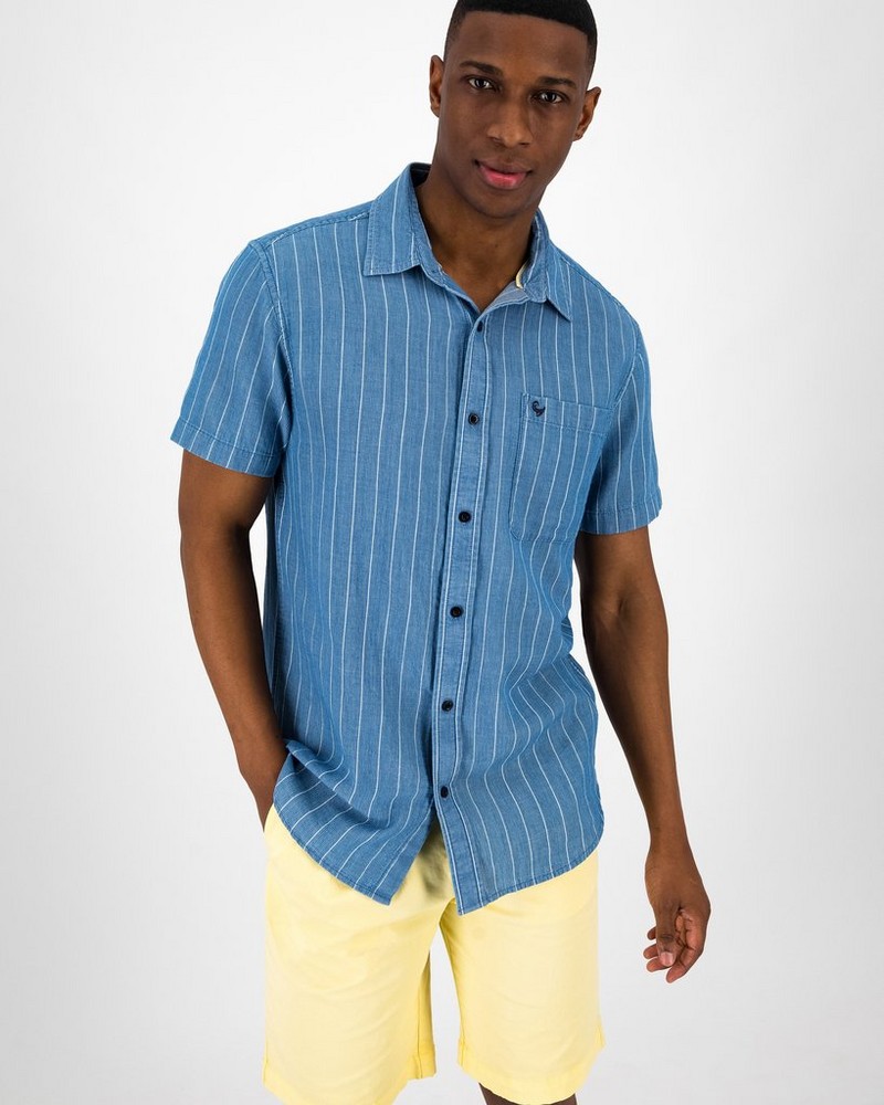 Men’s Bill Denim-Look Shirt