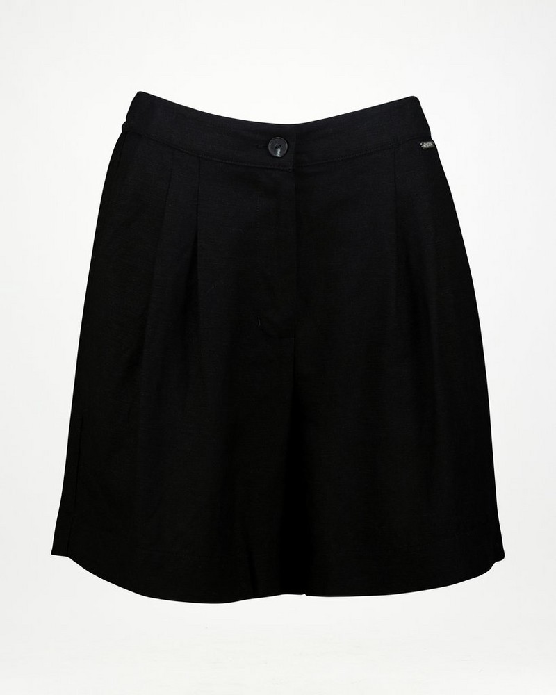 Women’s Ayra Linen Pleated Shorts