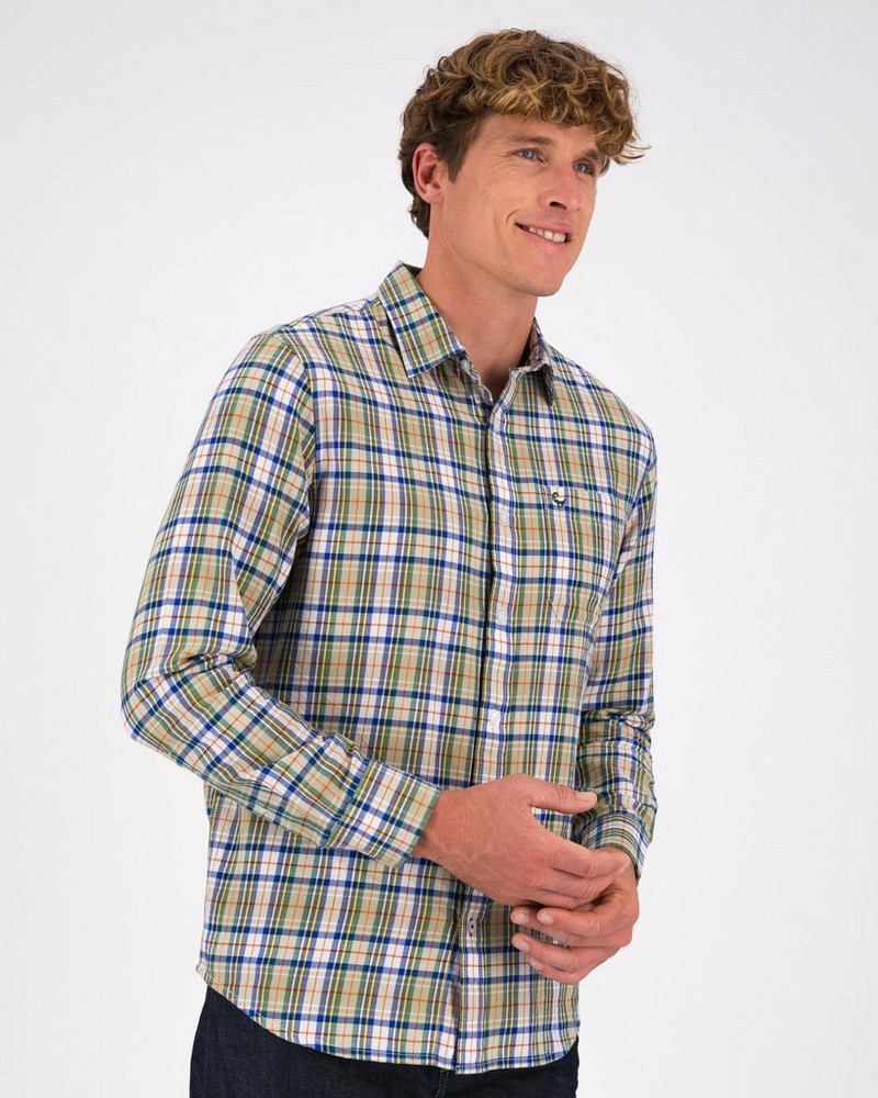Men’s Austin Fine Check Regular Fit Shirt