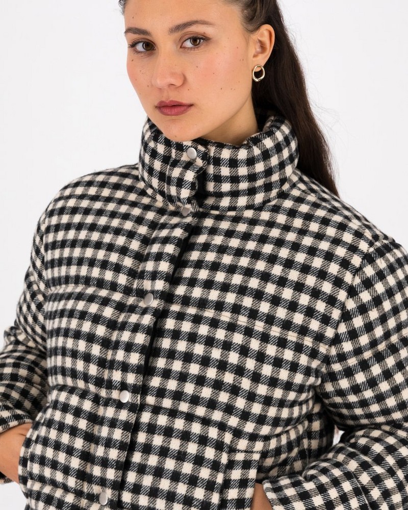 Women’s Lizzo Check Puffer