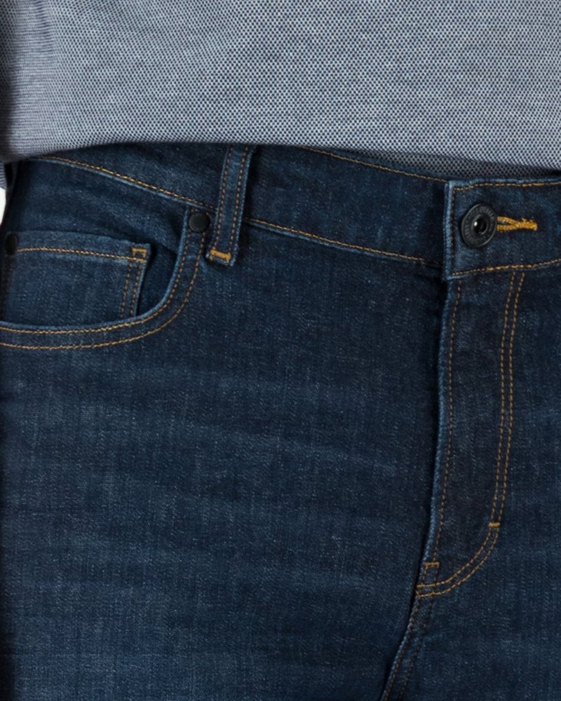 Men’s Jordy 7 Mid Wash Straight Denim