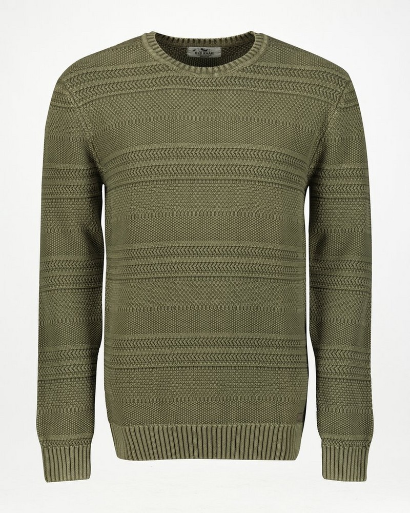 Men’s Thabo Acid Wash Knit