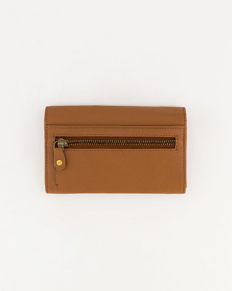 Zintle Fold-Over Leather Wallet