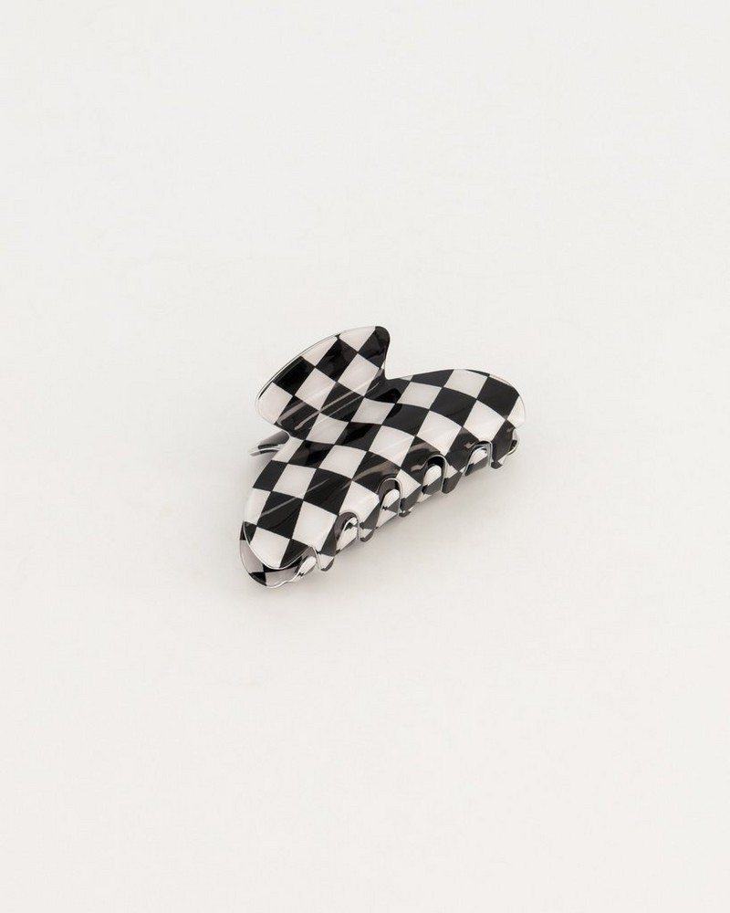 Women's Molly Gingham Bulldog Hair Clip