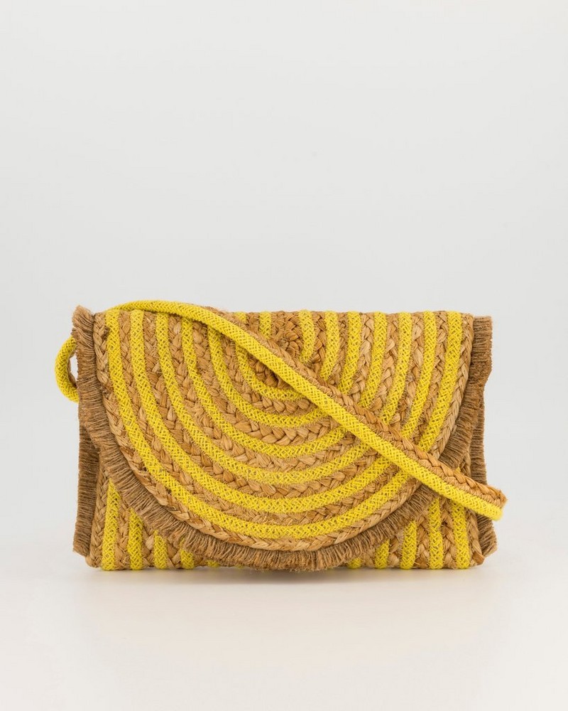 Women's Micah Straw Cross-Body Bag