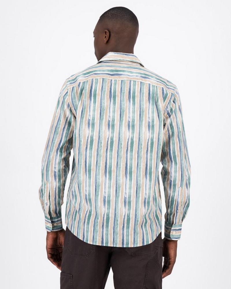 Men’s Vincent Wide Stripe Regular Fit Shirt
