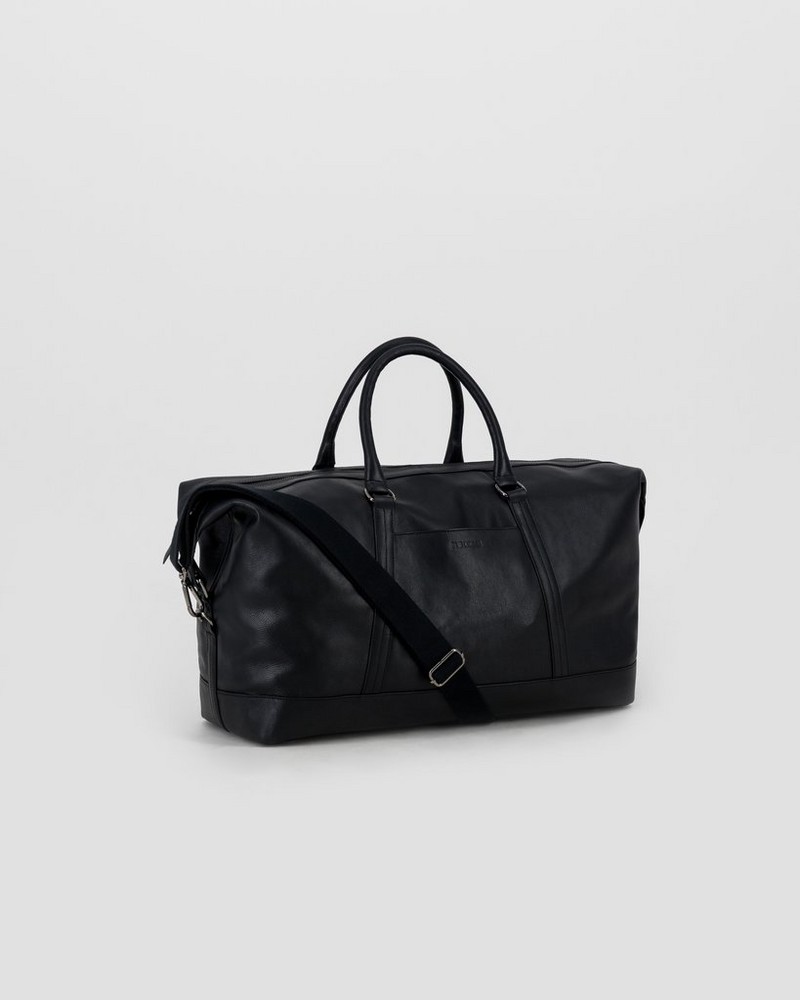 Unisex Rami Leather Weekender Bag