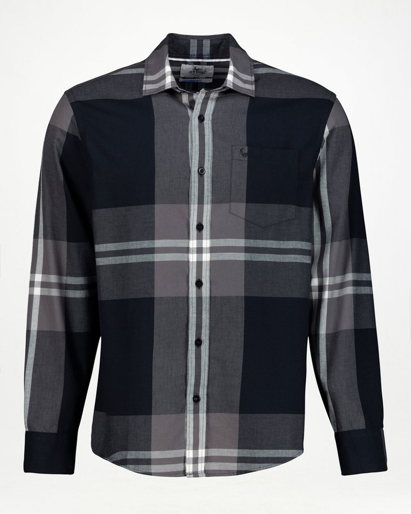 Men’s Jase Monochrome Check Shacket
