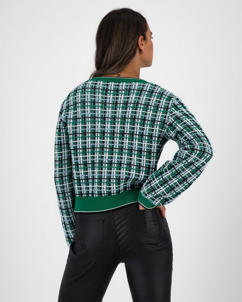 Women’s Anna Check Cardigan