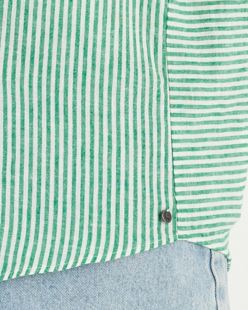 Women’s Alba Linen Stripe Shirt