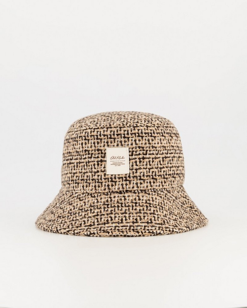 Women's Kacey Herringbone Tweed Bucket Hat
