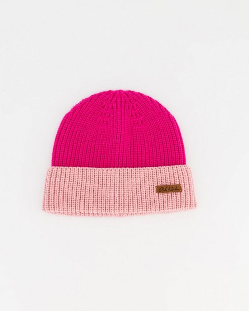 Women’s Resa Two-Tone Ribbed Beanie