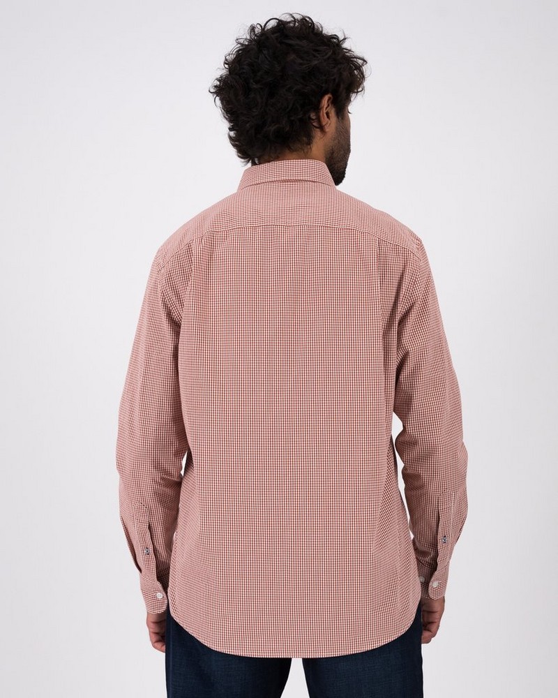 Men’s Roger Gingham Regular Fit Shirt