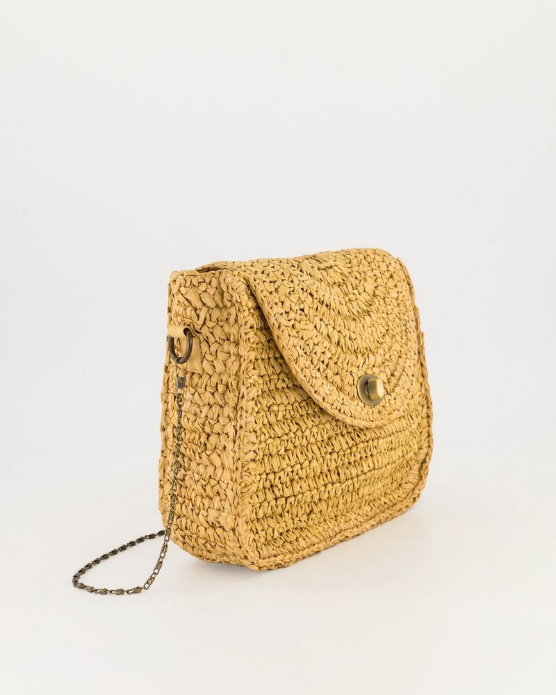 Women’s Camira Satchel Straw Bag