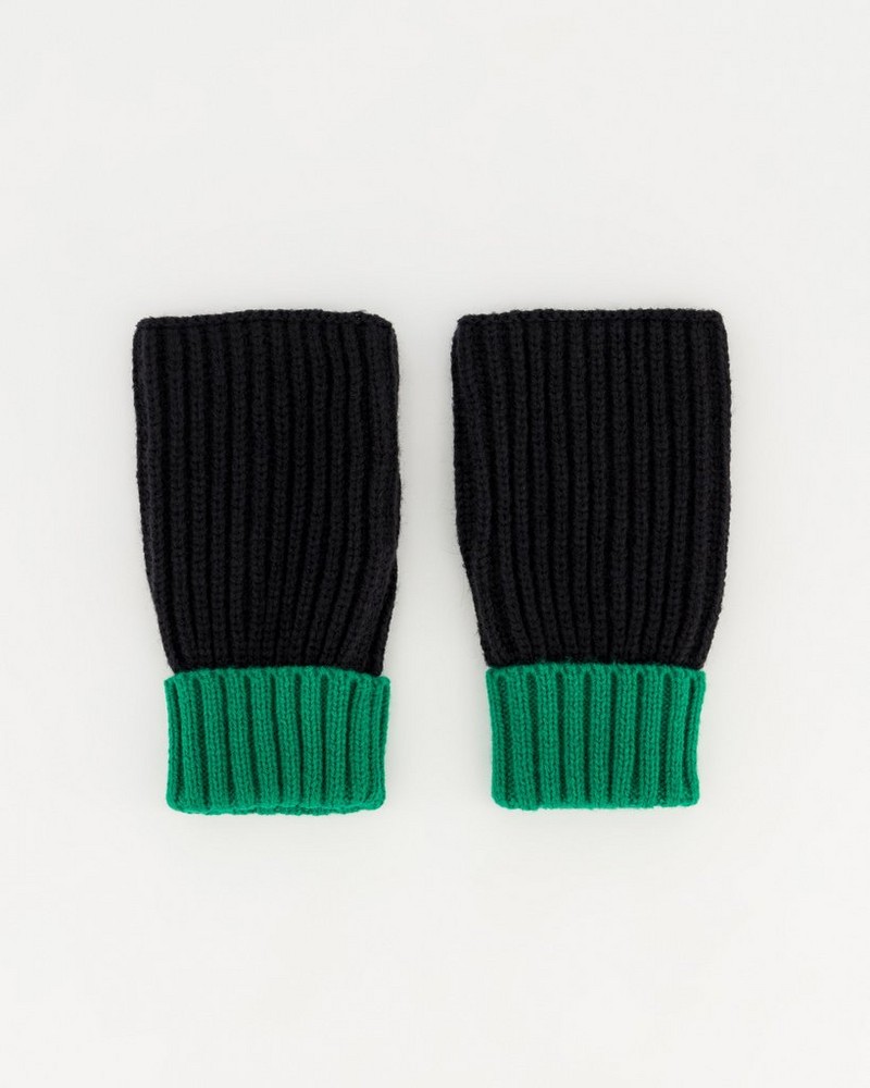 Men’s Bolt Fingerless Knitted Gloves