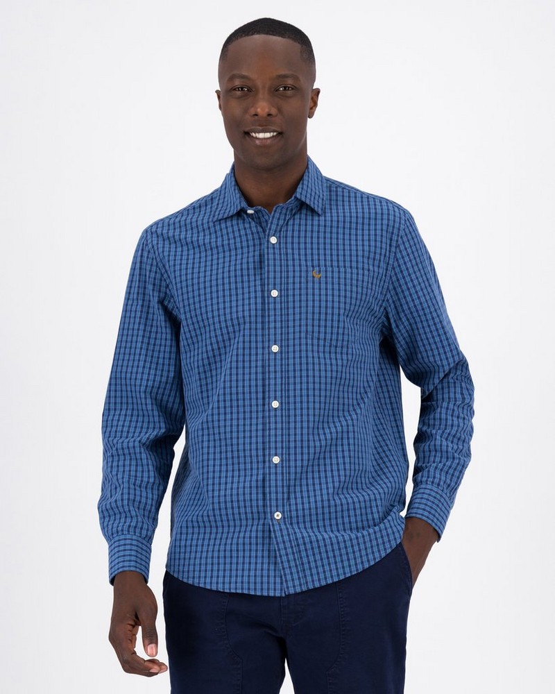 Men’s Arc Gingham Check Regular Fit Shirt