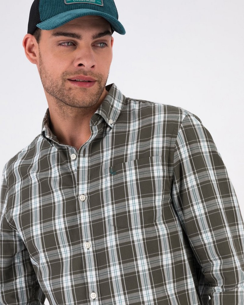 Men’s Zain Check Slim Fit Shirt