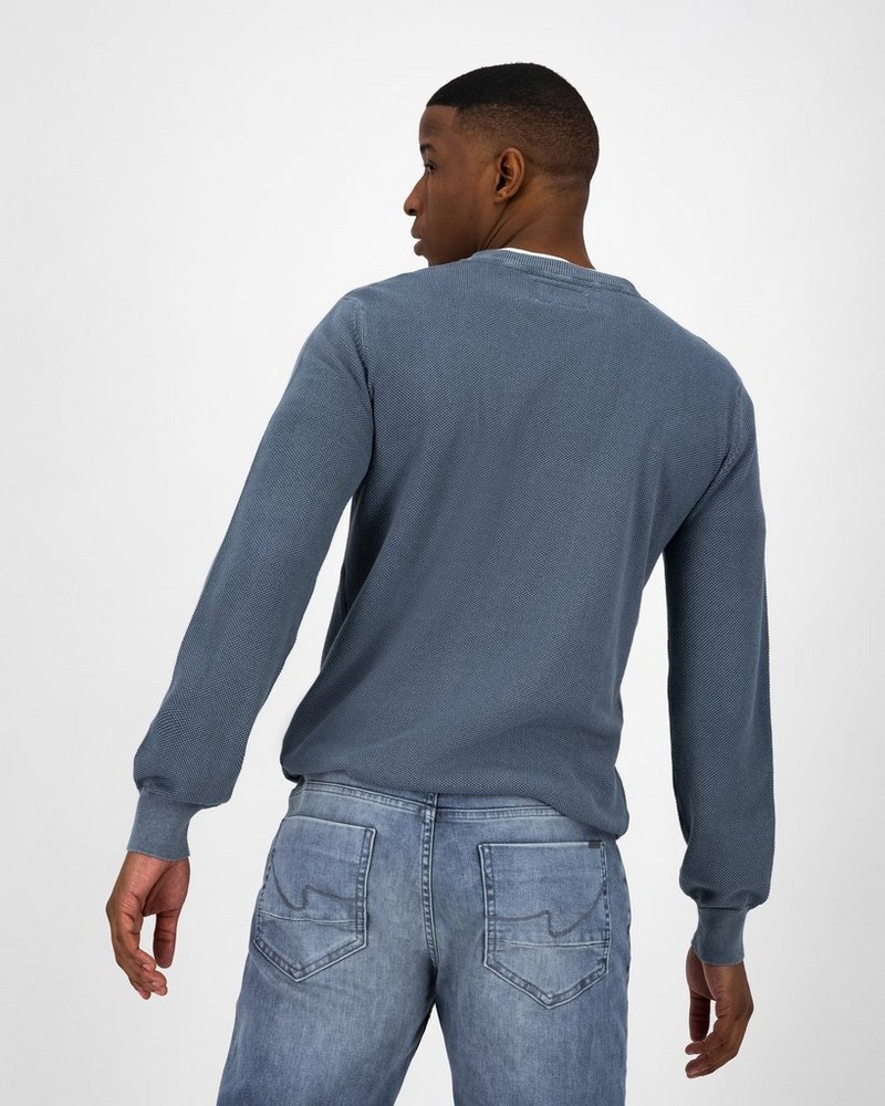 Men’s Blake Overdyed Pique Knit