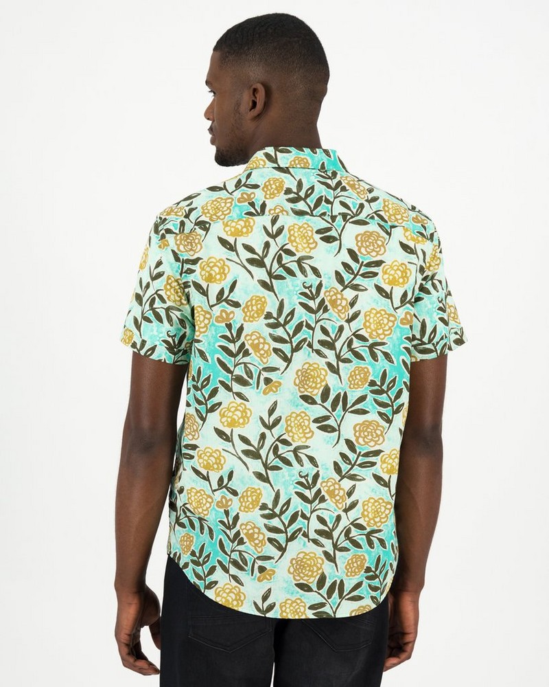 Men's Luther Slim Fit Floral Shirt