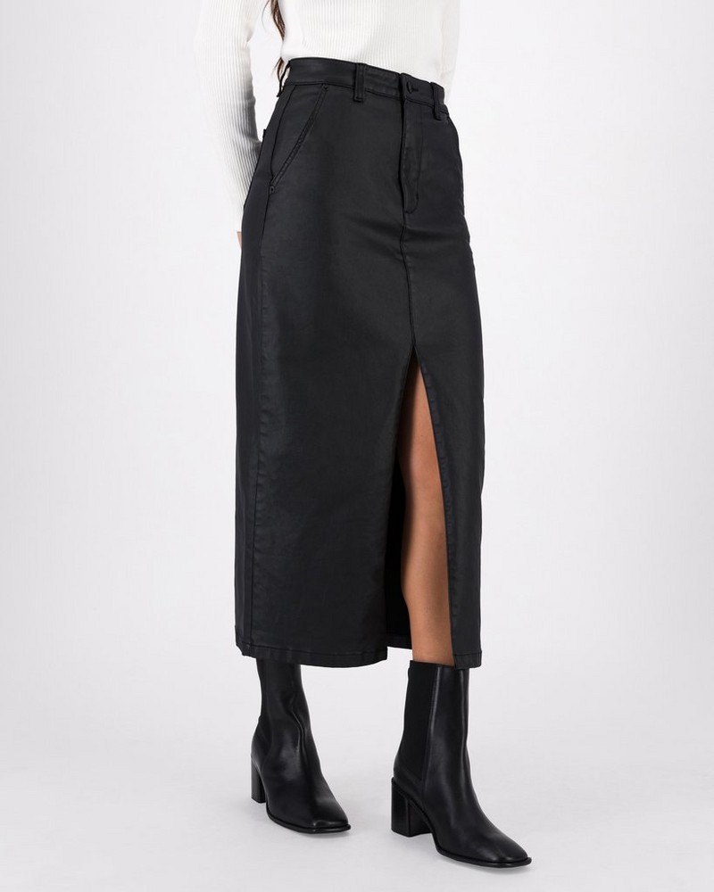Women’s Demi Coated Denim Skirt