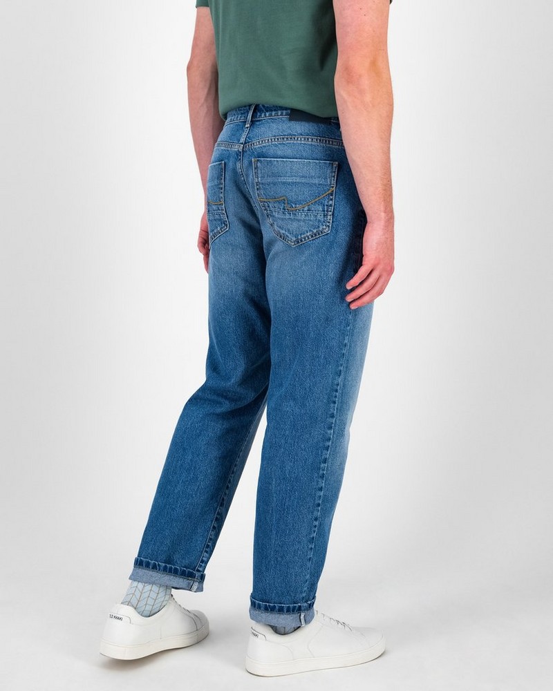 Men’s Reign Straight Fit Vintage Wash Denim