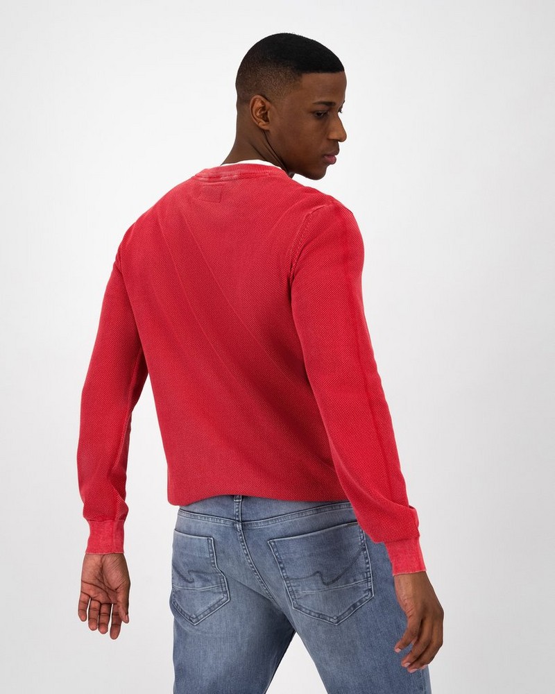 Men’s Blake Overdyed Pique Knit