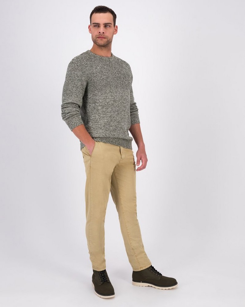 Men’s Crayson Textured Crew Neck Knit