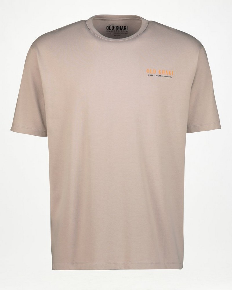 Men’s Rampa Back Print Oversized T-Shirt