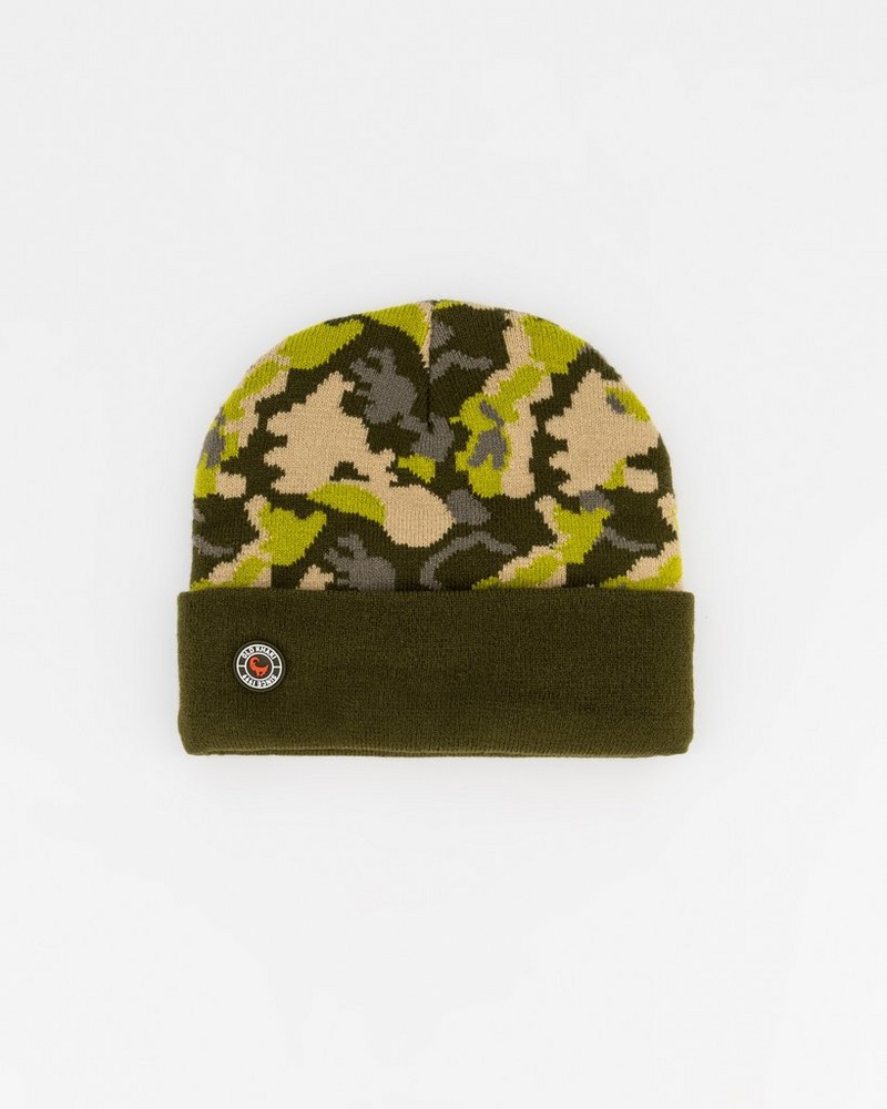 Men’s Thando Camo Intarsia Knit Beanie