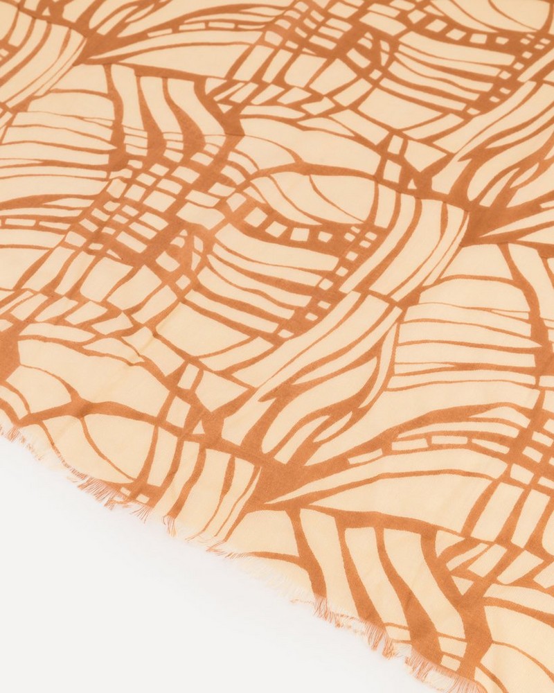 Women's Zania Abstract Zebra Print Scarf