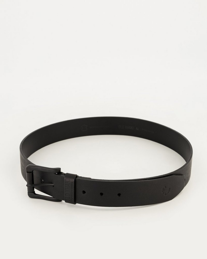 Men's Kramer Stamped Leather Belt