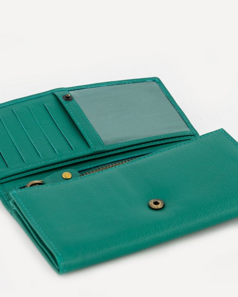Zintle Fold-Over Leather Wallet